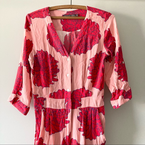 Mister Zimi Floral Jumpsuit Sz 6 - Picture 2 of 8